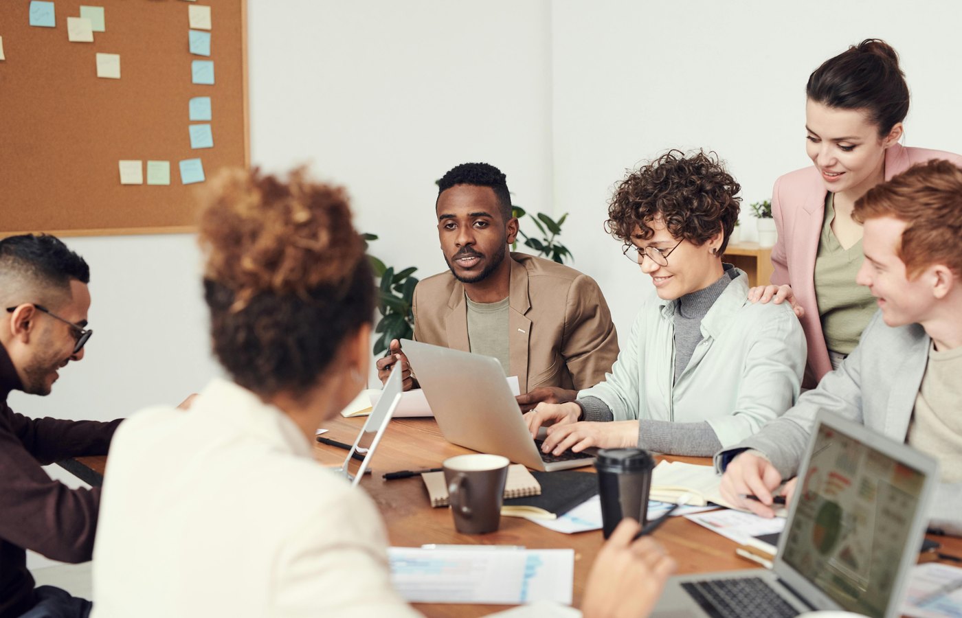 Professional business gathering in a meeting environment